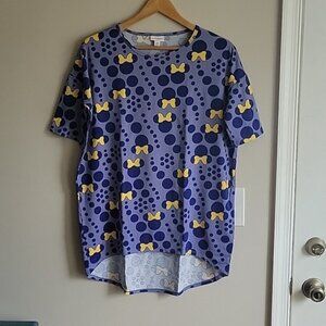 NWOT LuLaRoe Purple Disney Minnie Mouse Irma Tee